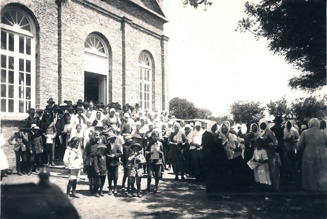 Reunión en el templo
