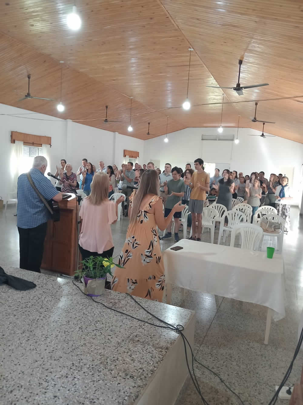 Celebración en el templo
